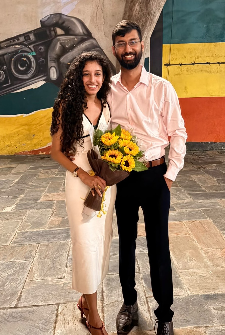 Shreya and Rishav together